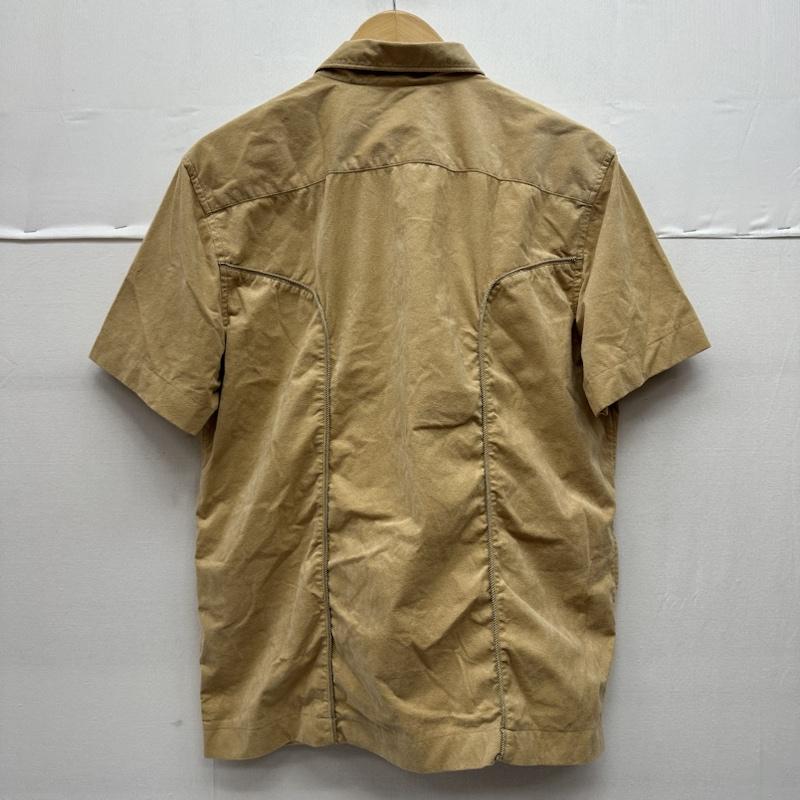 コムデギャルソンオムプリュス COMME des GARCONS HOME PLUS シャツ、ブラウス 半袖 90s フェイク スエード ウエスタン シャツ pb-10028l AD1999 L ベージュ / ベージュ / beige メンズ USED 古着 中古 50141828