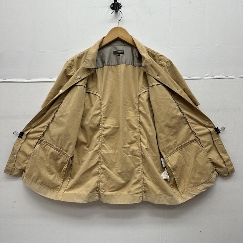 コムデギャルソンオムプリュス COMME des GARCONS HOME PLUS シャツ、ブラウス 半袖 90s フェイク スエード ウエスタン シャツ pb-10028l AD1999 L ベージュ / ベージュ / beige メンズ USED 古着 中古 50141828