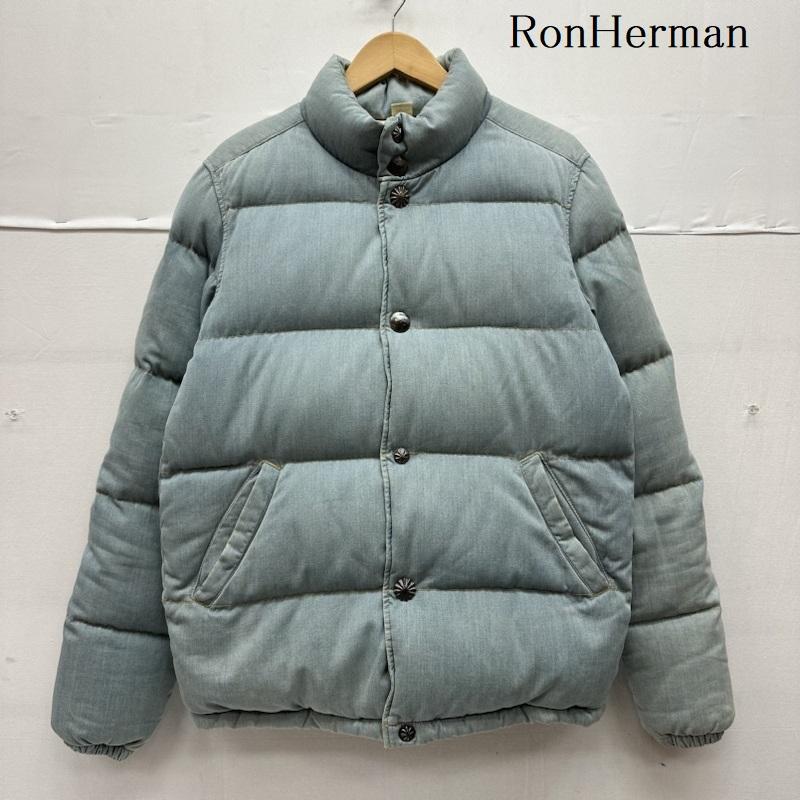 ロンハーマン RonHerman ジャケット、上着 ダウンジャケット 15AW コンチョ デニム ダウン ジャケット 522040173-1071 S 無地 水色 / ライトブルー / メンズ USED 古着 中古 50141831