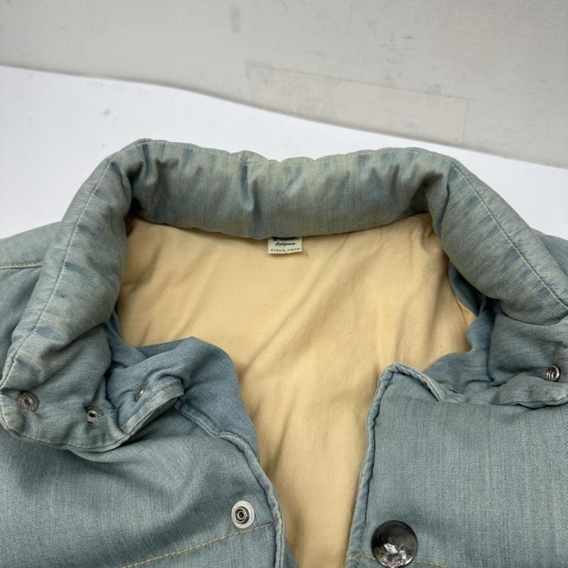 ロンハーマン RonHerman ジャケット、上着 ダウンジャケット 15AW コンチョ デニム ダウン ジャケット 522040173-1071 S 無地 水色 / ライトブルー / メンズ USED 古着 中古 50141831
