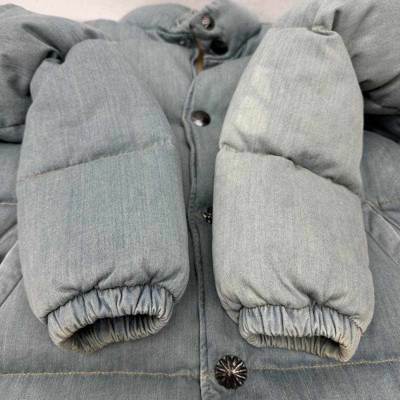 ロンハーマン RonHerman ジャケット、上着 ダウンジャケット 15AW コンチョ デニム ダウン ジャケット 522040173-1071 S 無地 水色 / ライトブルー / メンズ USED 古着 中古 50141831