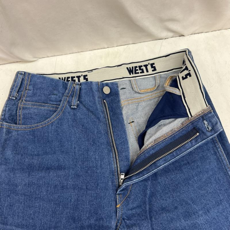 ウエストオーバーオールズ WESTOVERALLS パンツ デニム、ジーンズ 817F DENIM INDIGO デニムパンツ 27インチ レディース USED 古着 中古 50141843