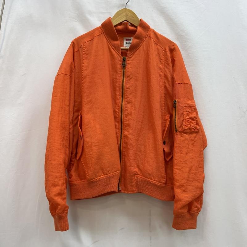 古着 USED ジャケット、上着 ジャンパー、ブルゾン 80 s NO! JEANS ボンバージャケット ビンテージ FREE 橙 / オレンジ / orange メンズ USED 古着 中古 50141859