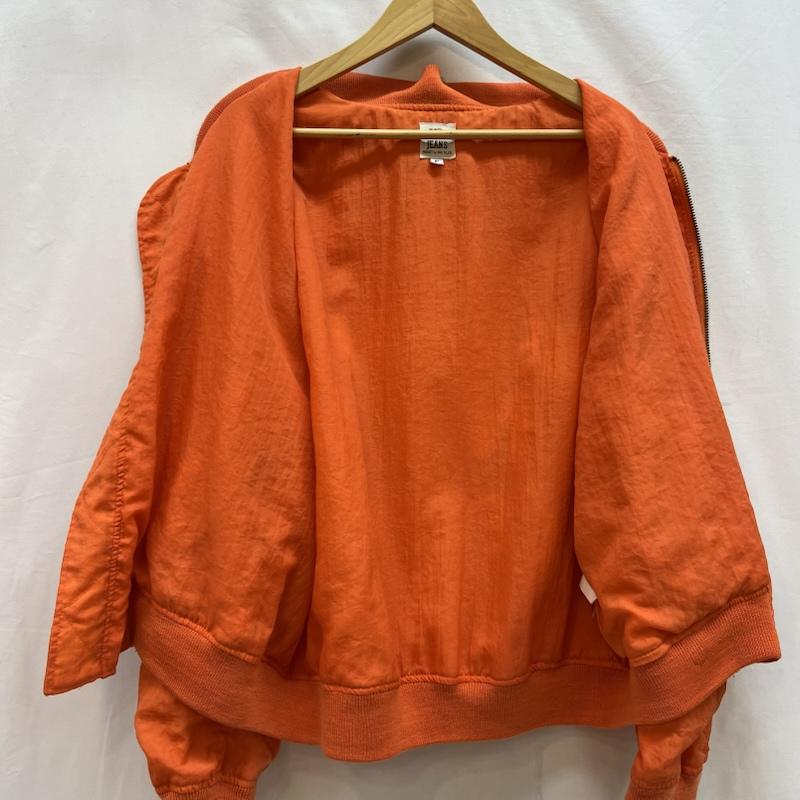 古着 USED ジャケット、上着 ジャンパー、ブルゾン 80 s NO! JEANS ボンバージャケット ビンテージ FREE 橙 / オレンジ / orange メンズ USED 古着 中古 50141859