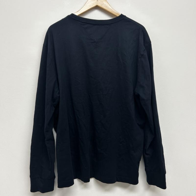 トミーヒルフィガー TOMMY HILFIGER Tシャツ 長袖 TOMMY HILFIGER トミーヒルフィガー 長袖TEE ロゴTシャツ XL ロゴ、文字 紺 / ネイビー / navy メンズ USED 古着 中古 50141872