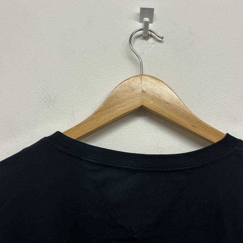トミーヒルフィガー TOMMY HILFIGER Tシャツ 長袖 TOMMY HILFIGER トミーヒルフィガー 長袖TEE ロゴTシャツ XL ロゴ、文字 紺 / ネイビー / navy メンズ USED 古着 中古 50141872