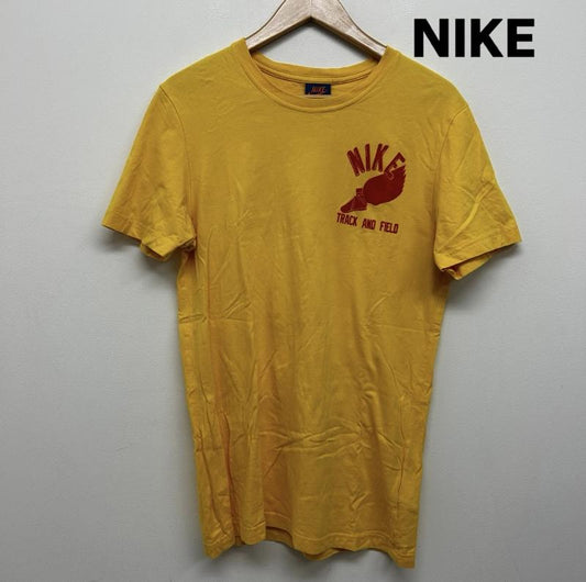 ナイキ NIKE Tシャツ 半袖 半袖TEE プリントTEE L ロゴ、文字 黄 / イエロー / yellow メンズ USED 古着 中古 50141877