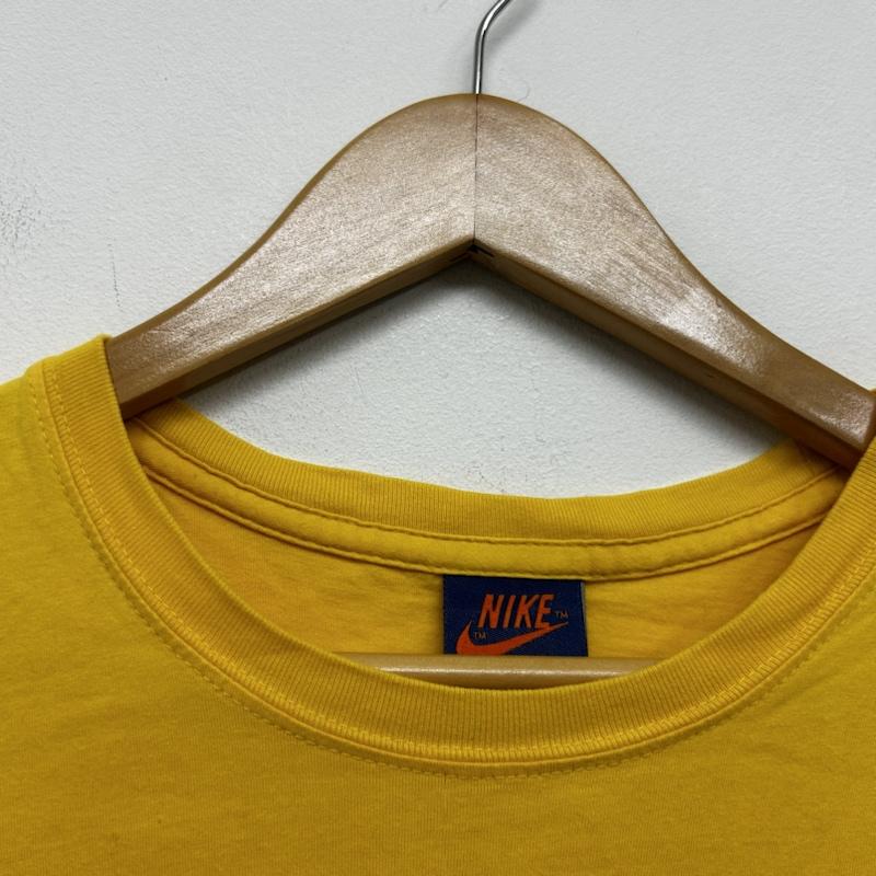 ナイキ NIKE Tシャツ 半袖 半袖TEE プリントTEE L ロゴ、文字 黄 / イエロー / yellow メンズ USED 古着 中古 50141877