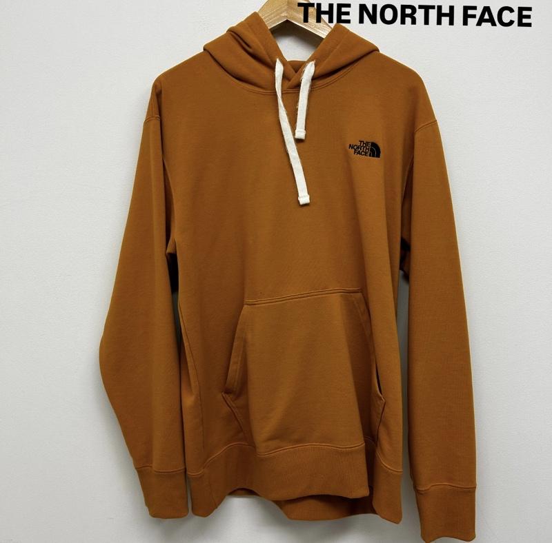ザノースフェイス THE NORTH FACE パーカー 長袖 長袖パーカー ロゴ刺繍 L ロゴ、文字 黄 / イエロー / yellow メンズ USED 古着 中古 50141883
