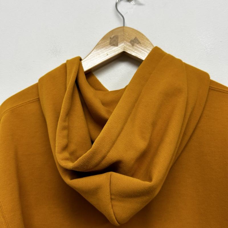 ザノースフェイス THE NORTH FACE パーカー 長袖 長袖パーカー ロゴ刺繍 L ロゴ、文字 黄 / イエロー / yellow メンズ USED 古着 中古 50141883