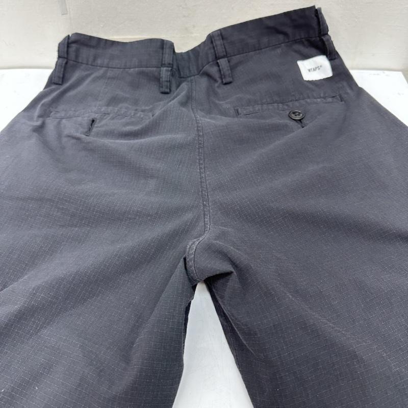 ダブルタップス WTAPS パンツ ワークパンツ、ペインターパンツ 21SS TUCK 01 TROUSERS リップストップ タック トラウザー パンツ 211TQDT-PTM01 1 黒 / ブラック / black メンズ USED 古着 中古 50141884