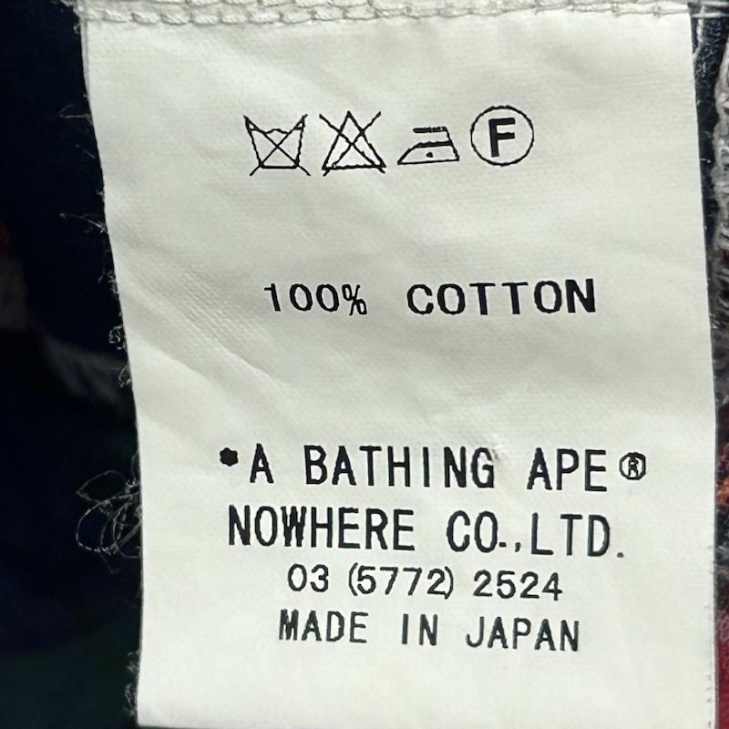 アベイシングエイプ A BATHING APE シャツ、ブラウス 半袖 半袖シャツ 異素材切替シャツ 総柄 XL 総柄 マルチカラー / マルチカラー / multicolor メンズ USED 古着 中古 50141885