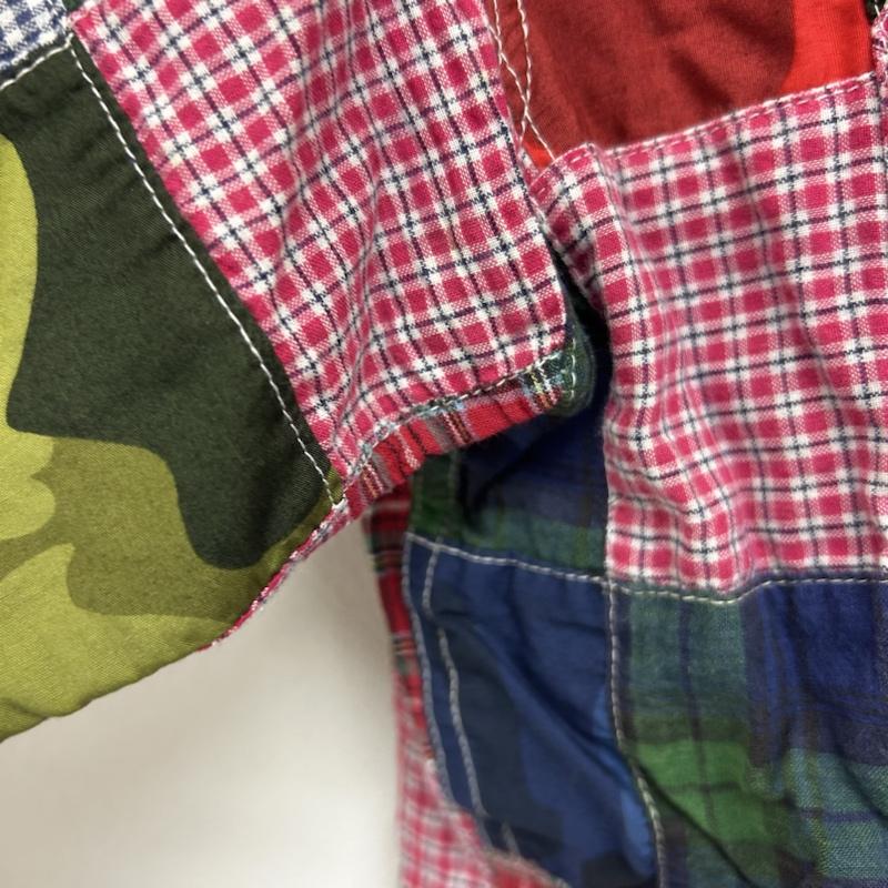 アベイシングエイプ A BATHING APE シャツ、ブラウス 半袖 半袖シャツ 異素材切替シャツ 総柄 XL 総柄 マルチカラー / マルチカラー / multicolor メンズ USED 古着 中古 50141885