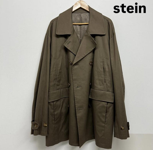 シュタイン stein コート トレンチコート トレンチコート マルチボタン - 無地 ベージュ / ベージュ / beige メンズ USED 古着 中古 50141894