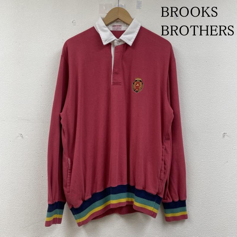 ブルックス ブラザーズ BROOKS BROTHERS ポロシャツ 長袖 80s ポロシャツ ラガーシャツ スウェット ラバーボタン 長袖 ロゴ ワッペン XL ロゴ、文字 X 刺繍 マルチカラー / マルチカラー / multicolor メンズ USED 古着 中古 50141918