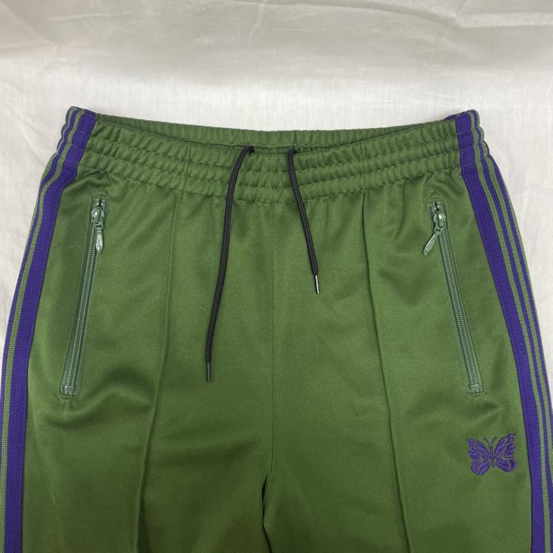 ニードルス Needles ボトムス ボトムス NS248 ブーツカット トラック パンツ ポリエステル 刺繡 GRN グリーン XS 緑 / グリーン / green レディース USED 古着 中古 50141926