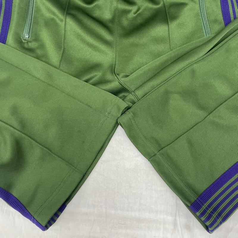 ニードルス Needles ボトムス ボトムス NS248 ブーツカット トラック パンツ ポリエステル 刺繡 GRN グリーン XS 緑 / グリーン / green レディース USED 古着 中古 50141926