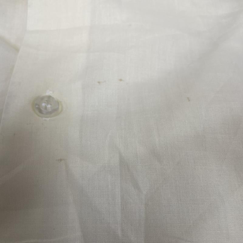 シアーズ SEARS シャツ、ブラウス 半袖 半袖 シャツ ブラウス Shirt デザインシャツ 胸ポケット ボタン 無地 サイズ15 1/2 - 無地 黄 / イエロー / yellow メンズ USED 古着 中古 50141929