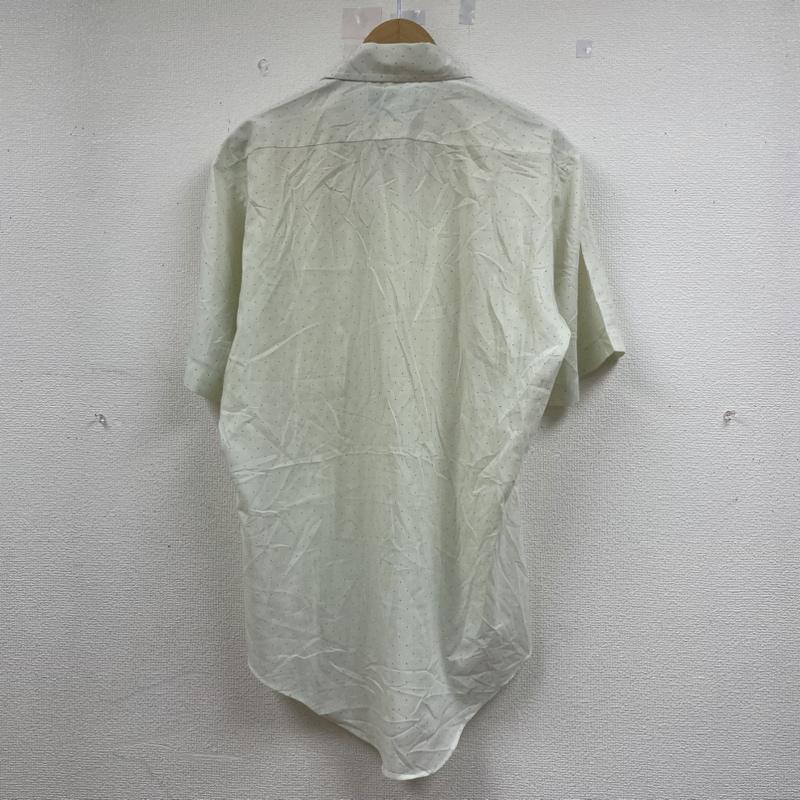 シアーズ SEARS シャツ、ブラウス 半袖 70s 黒タグ 半袖 シャツ ブラウス Shirt デザインシャツ 胸ポケット ボタン ドット サイズ15 1/2 - ドット 薄緑 / ライトグリーン / メンズ USED 古着 中古 50141930