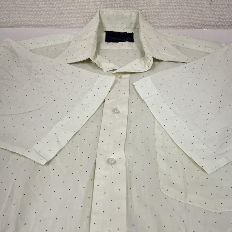 シアーズ SEARS シャツ、ブラウス 半袖 70s 黒タグ 半袖 シャツ ブラウス Shirt デザインシャツ 胸ポケット ボタン ドット サイズ15 1/2 - ドット 薄緑 / ライトグリーン / メンズ USED 古着 中古 50141930