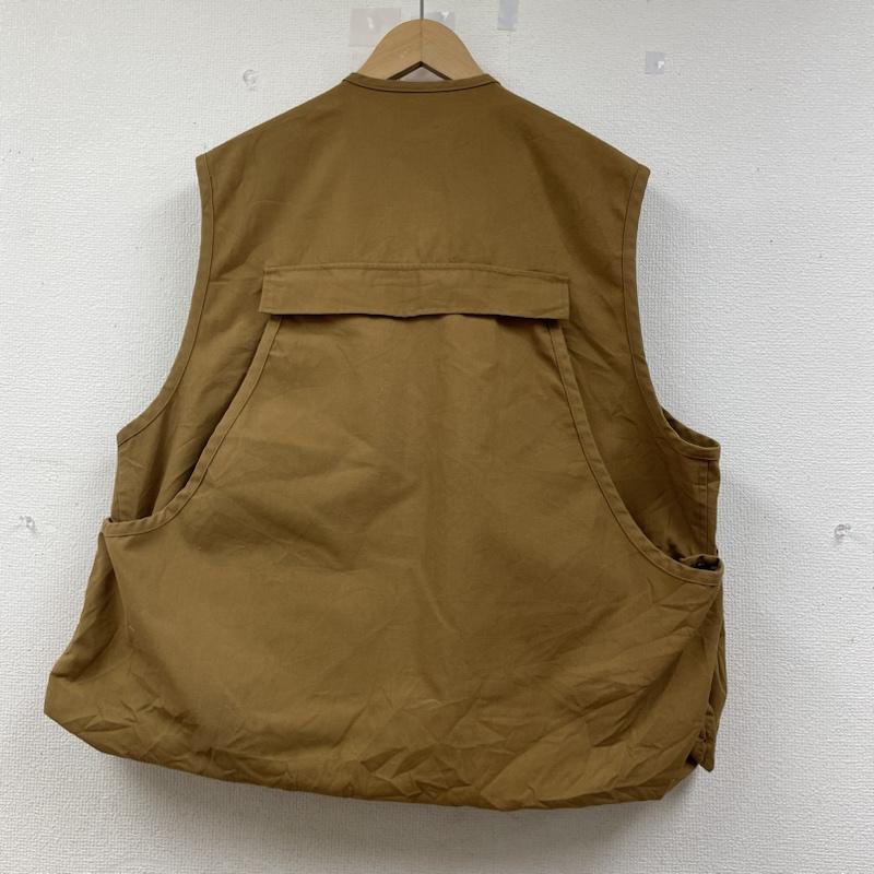 古着 USED ベスト ベスト 80s vintage Woodland ハンティング ベスト ジャケット フルジップ 無地 マルチポケット L 無地 ベージュ / ベージュ / beige メンズ USED 古着 中古 50141939