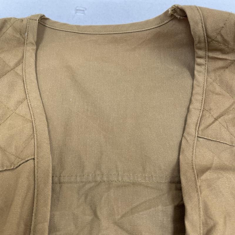 古着 USED ベスト ベスト 80s vintage Woodland ハンティング ベスト ジャケット フルジップ 無地 マルチポケット L 無地 ベージュ / ベージュ / beige メンズ USED 古着 中古 50141939