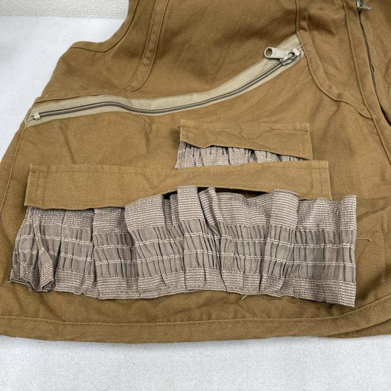 古着 USED ベスト ベスト 80s vintage Woodland ハンティング ベスト ジャケット フルジップ 無地 マルチポケット L 無地 ベージュ / ベージュ / beige メンズ USED 古着 中古 50141939