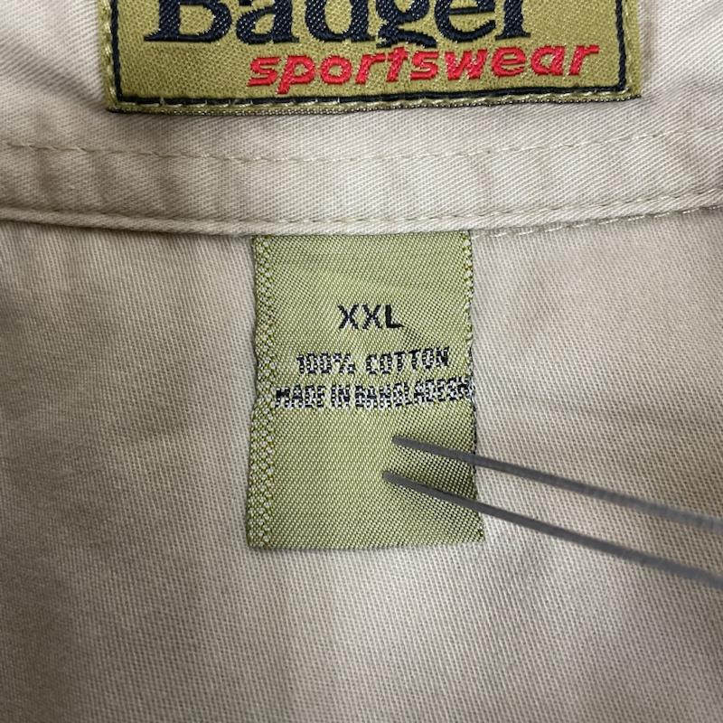 古着 USED シャツ、ブラウス 長袖 長袖 シャツ ブラウス ボタン ロゴ スカル ヘビ スネーク プリント 大きめ ビッグサイズ XXL ロゴ、文字 X スカル X  X プリント ベージュ / ベージュ / beige メンズ USED 古着 中古 50141940