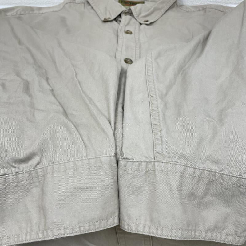 古着 USED シャツ、ブラウス 長袖 長袖 シャツ ブラウス ボタン ロゴ スカル ヘビ スネーク プリント 大きめ ビッグサイズ XXL ロゴ、文字 X スカル X  X プリント ベージュ / ベージュ / beige メンズ USED 古着 中古 50141940