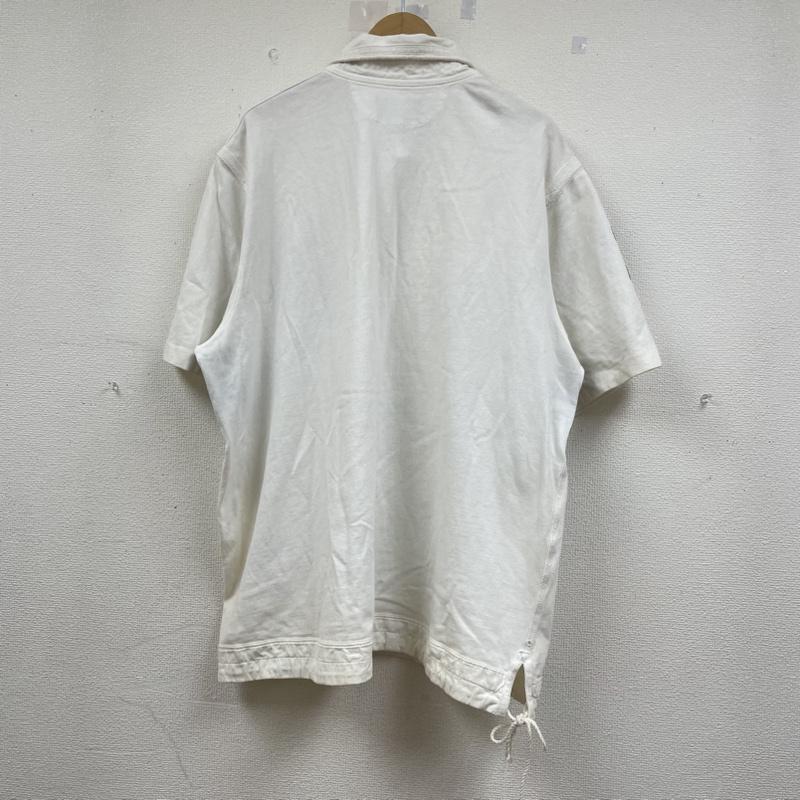 ポロバイラルフローレン Polo by RALPH LAUREN ポロシャツ 半袖 90s 半袖 ポロシャツ ナンバリングデザイン 3 ビッグポニーロゴ 刺繍 トグル サイズXXXL - ロゴ、文字 X 刺繍 X プリント 白 / ホワイト / white メンズ USED 古着 中古 50141951