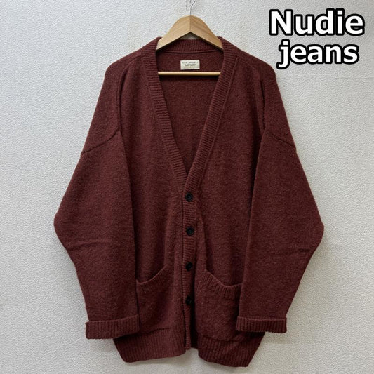 ヌーディージーンズ Nudie Jeans カーディガン 長袖 Manne Alpaca Cardigan ウール アルパカ オーバーサイズ ドロップショルダー ニット カーディガン M メンズ USED 古着 中古 50141958