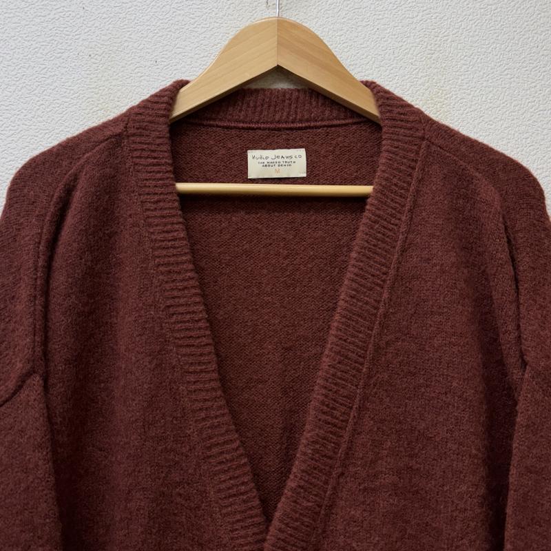 ヌーディージーンズ Nudie Jeans カーディガン 長袖 Manne Alpaca Cardigan ウール アルパカ オーバーサイズ ドロップショルダー ニット カーディガン M メンズ USED 古着 中古 50141958
