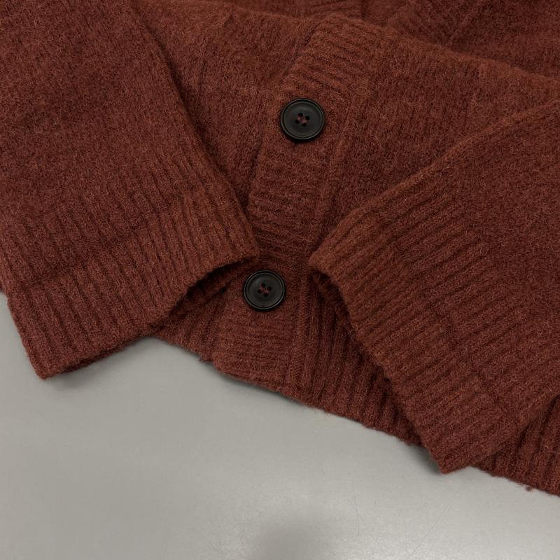 ヌーディージーンズ Nudie Jeans カーディガン 長袖 Manne Alpaca Cardigan ウール アルパカ オーバーサイズ ドロップショルダー ニット カーディガン M メンズ USED 古着 中古 50141958