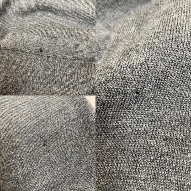 ポロラルフローレン POLO RALPH LAUREN カーディガン 長袖 長袖 カーディガン ニット セーター 薄手 ウール 前開き ボタン ポニーロゴ 刺繍 ワンポイント S ロゴ、文字 X 刺繍 X ワンポイント ダークグレー / ダークグレー / メンズ USED 古着 中古 50141964