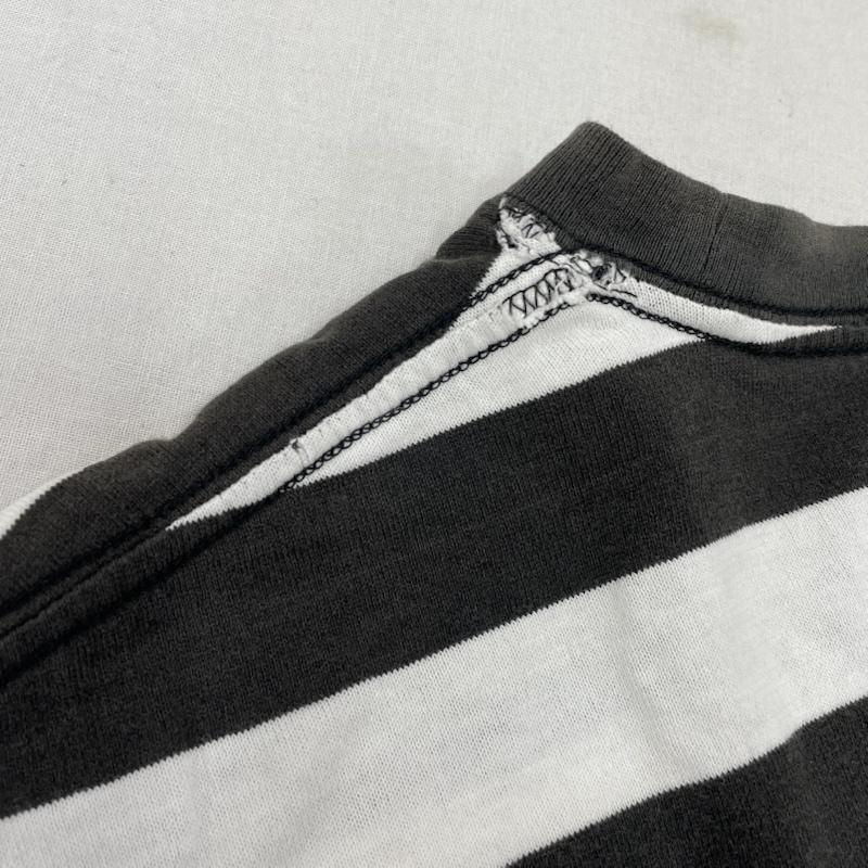 ネイバーフッド NEIGHBORHOOD Tシャツ 半袖 Fragment Design コラボ オールド ボーダー ポケット Tシャツ XL ボーダー柄 X ロゴ、文字 白 / ホワイト / white X 黒 / ブラック / black メンズ USED 古着 中古 50142031
