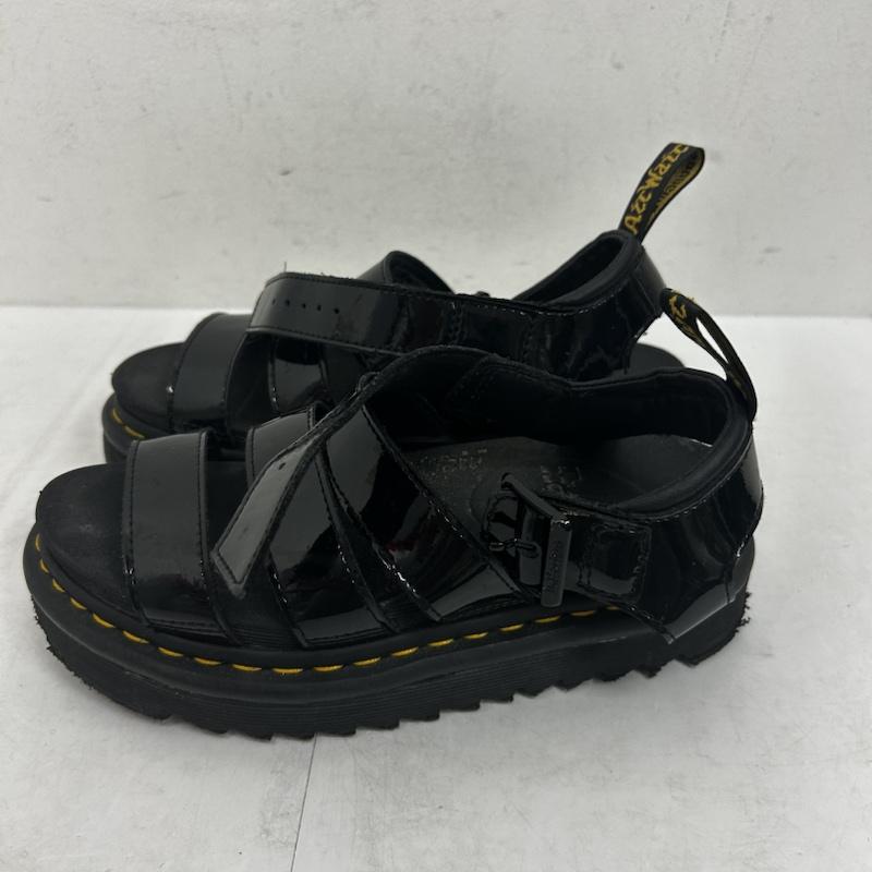 ドクターマーチン Dr.Martens サンダル サンダル BLAIRE PATENT LAMPER サンダル - ロゴ、文字 黒 / ブラック / black メンズ USED 古着 中古 50142036
