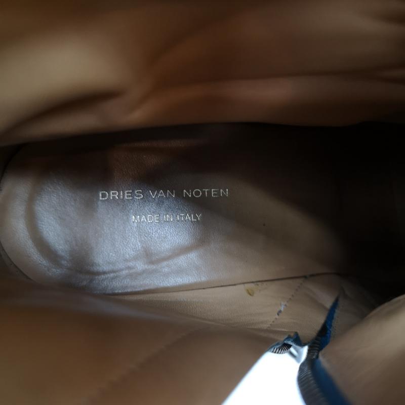 ドリスヴァンノッテン DRIES VAN NOTEN ブーツ 一般 グリッター ヒール ブーツ ラメ サイドジップ サイズ38 24.0cm 緑 / グリーン / green レディース USED 古着 中古 50142068