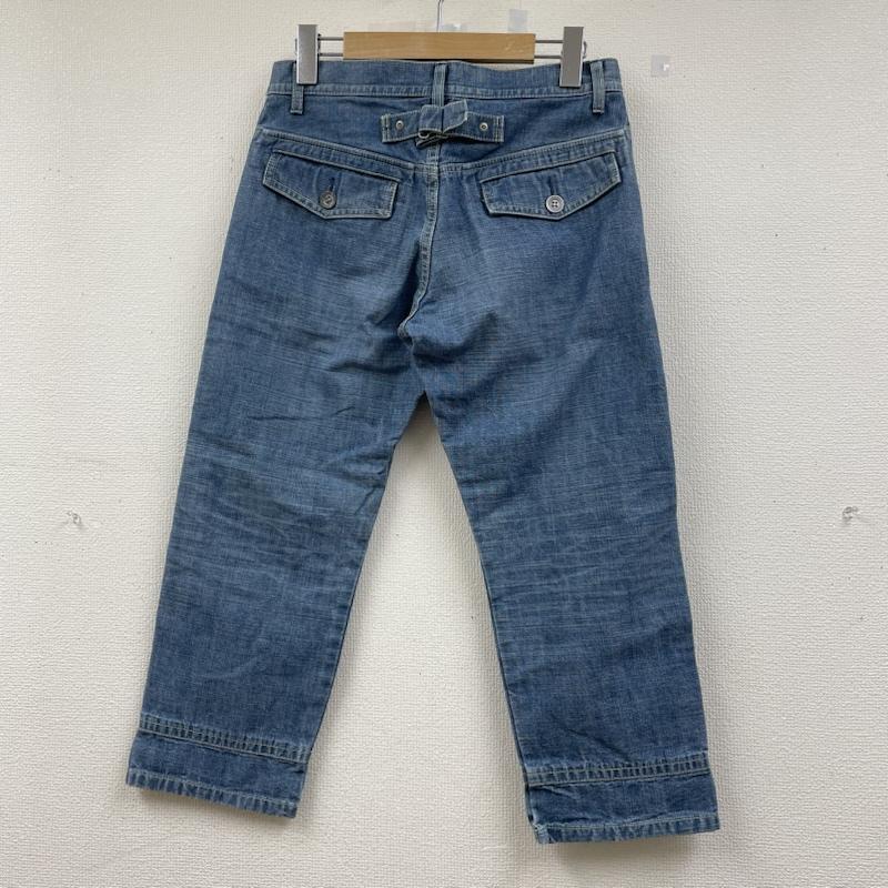 パーリーゲイツ PEARLY GATES パンツ デニム、ジーンズ デニム ジーパン ジーンズ テーパード ジップフライ クロップド丈 ゴルフ スポーツ 0 無地 インディゴ / インディゴ / Indigo レディース USED 古着 中古 50142085