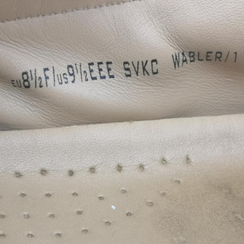 バリー BALLY スリッポン スリッポン レザー ドライビング シューズ スリッポン EEE 27.5cm 白 / ホワイト / white メンズ USED 古着 中古 50142134