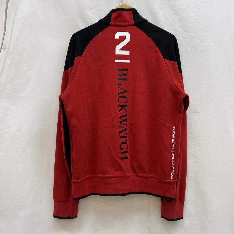 ポロラルフローレン POLO RALPH LAUREN ジャケット、上着 ジャンパー、ブルゾン フルジップ トラックジャケット BLACK WATCH M 赤 / レッド / red メンズ USED 古着 中古 50142137