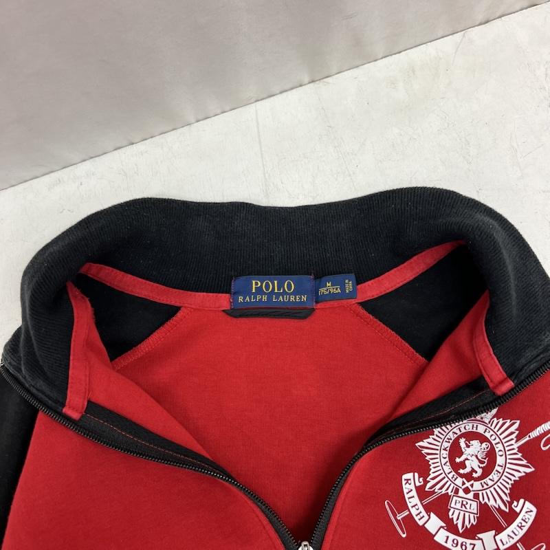 ポロラルフローレン POLO RALPH LAUREN ジャケット、上着 ジャンパー、ブルゾン フルジップ トラックジャケット BLACK WATCH M 赤 / レッド / red メンズ USED 古着 中古 50142137