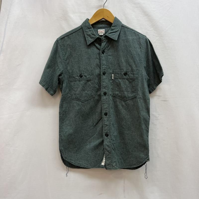 クーティー COOTIE シャツ、ブラウス 半袖 シャンブレー ワークシャツ S メンズ USED 古着 中古 50142157