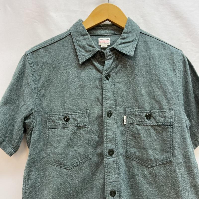 クーティー COOTIE シャツ、ブラウス 半袖 シャンブレー ワークシャツ S メンズ USED 古着 中古 50142157