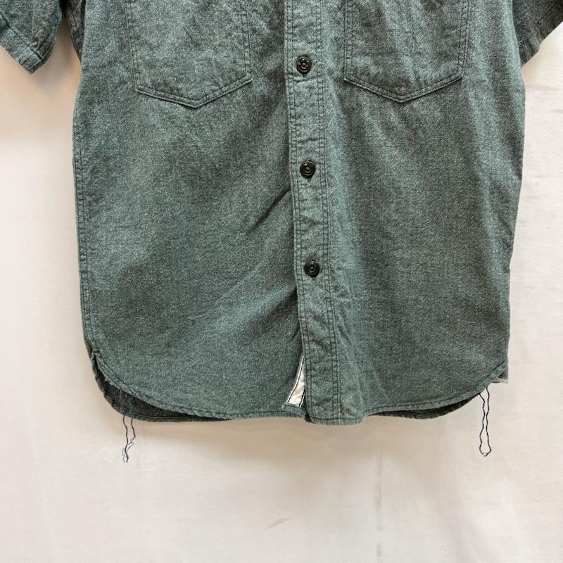 クーティー COOTIE シャツ、ブラウス 半袖 シャンブレー ワークシャツ S メンズ USED 古着 中古 50142157