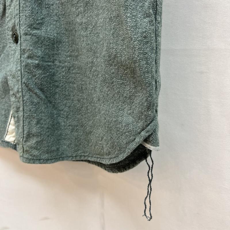 クーティー COOTIE シャツ、ブラウス 半袖 シャンブレー ワークシャツ S メンズ USED 古着 中古 50142157