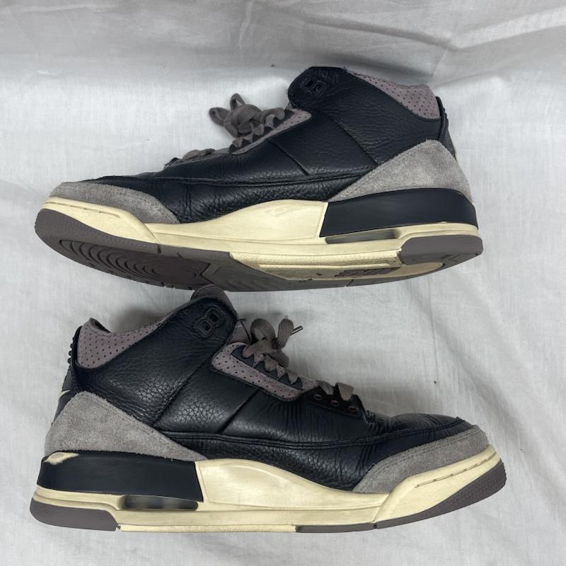 ナイキ NIKE スニーカー スニーカー FZ4811-001 A Ma Maniere Air Jordan 3 Retro OG SP アママニエール エアジョーダン3 レトロ ブラック アンド フラットピューター 28.5cm 黒 / ブラック / black メンズ USED 古着 中古 50142168