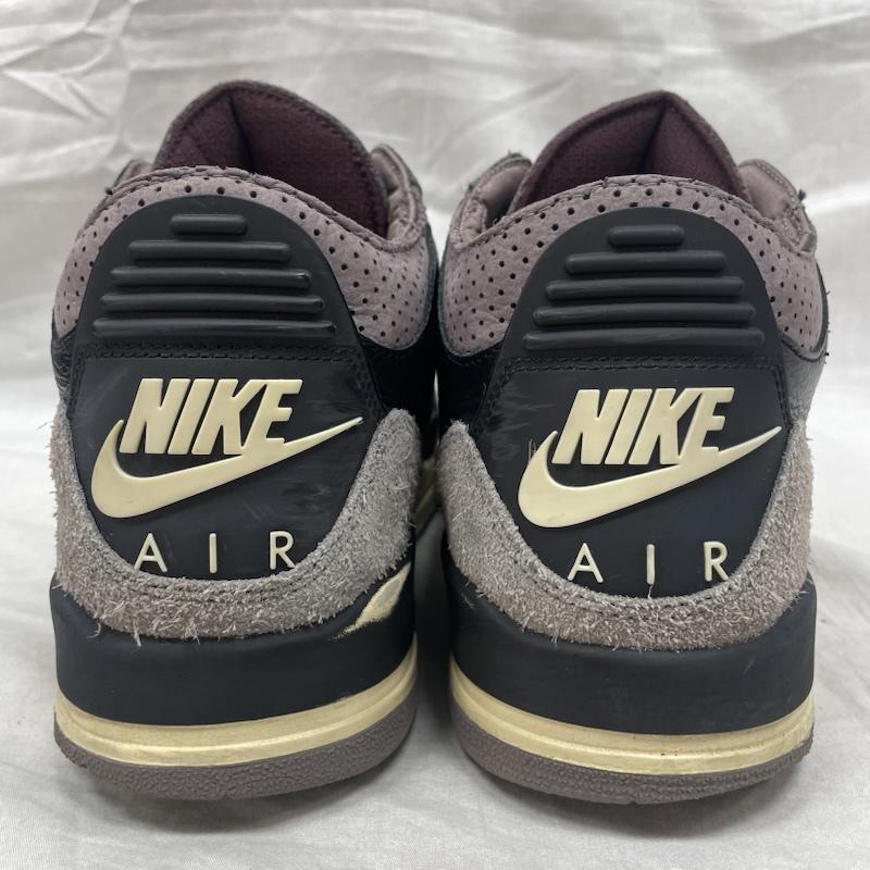 ナイキ NIKE スニーカー スニーカー FZ4811-001 A Ma Maniere Air Jordan 3 Retro OG SP アママニエール エアジョーダン3 レトロ ブラック アンド フラットピューター 28.5cm 黒 / ブラック / black メンズ USED 古着 中古 50142168