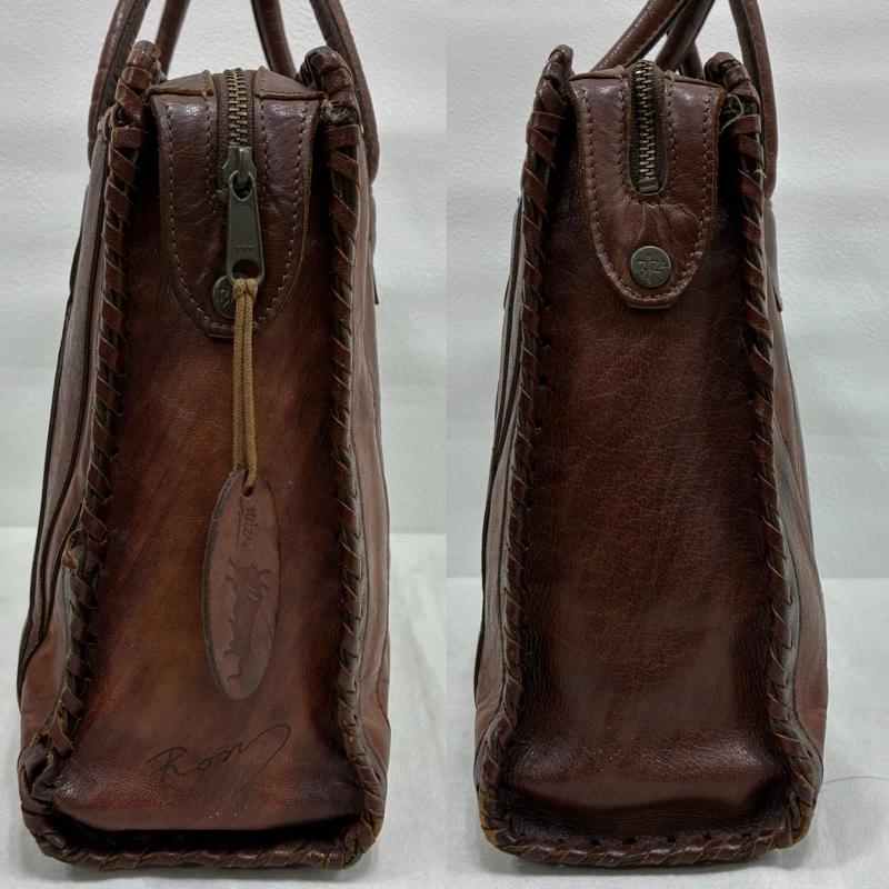 イビザ IBIZA トートバッグ トートバッグ レザー パッチワーク 編み込み トート ハンドバッグ - 茶 / ブラウン / brown レディース USED 古着 中古 50142181