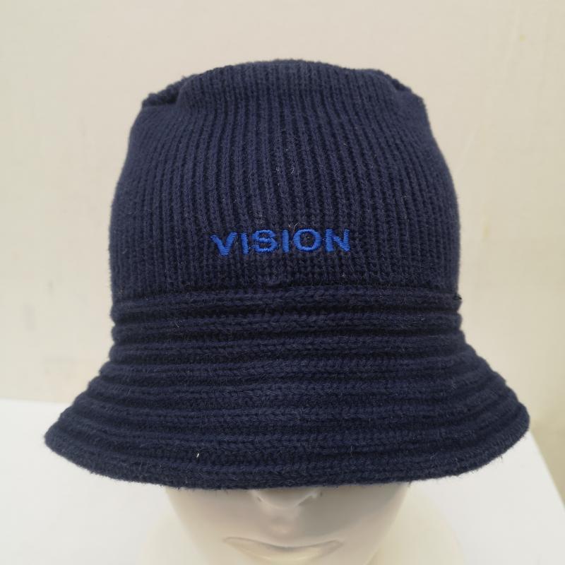 ヴィジョン VISION 帽子 ハット 90s クラッシャー バケット ハット - 紺 / ネイビー / navy メンズ USED 古着 中古 50142196