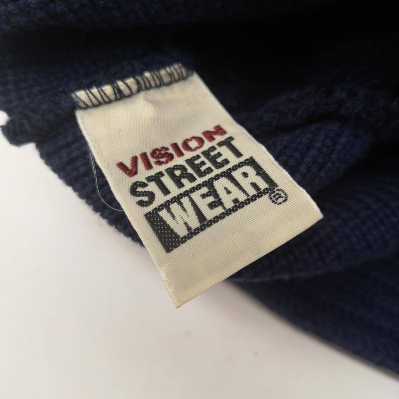 ヴィジョン VISION 帽子 ハット 90s クラッシャー バケット ハット - 紺 / ネイビー / navy メンズ USED 古着 中古 50142196